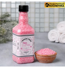 Соляной жемчуг для ванны во флаконе виски «С Новым годом!», 190 г, аромат ягодная мечта