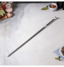 Шампур армянский, ручка металл, 57 см х 2 мм, рабочая часть 45 см